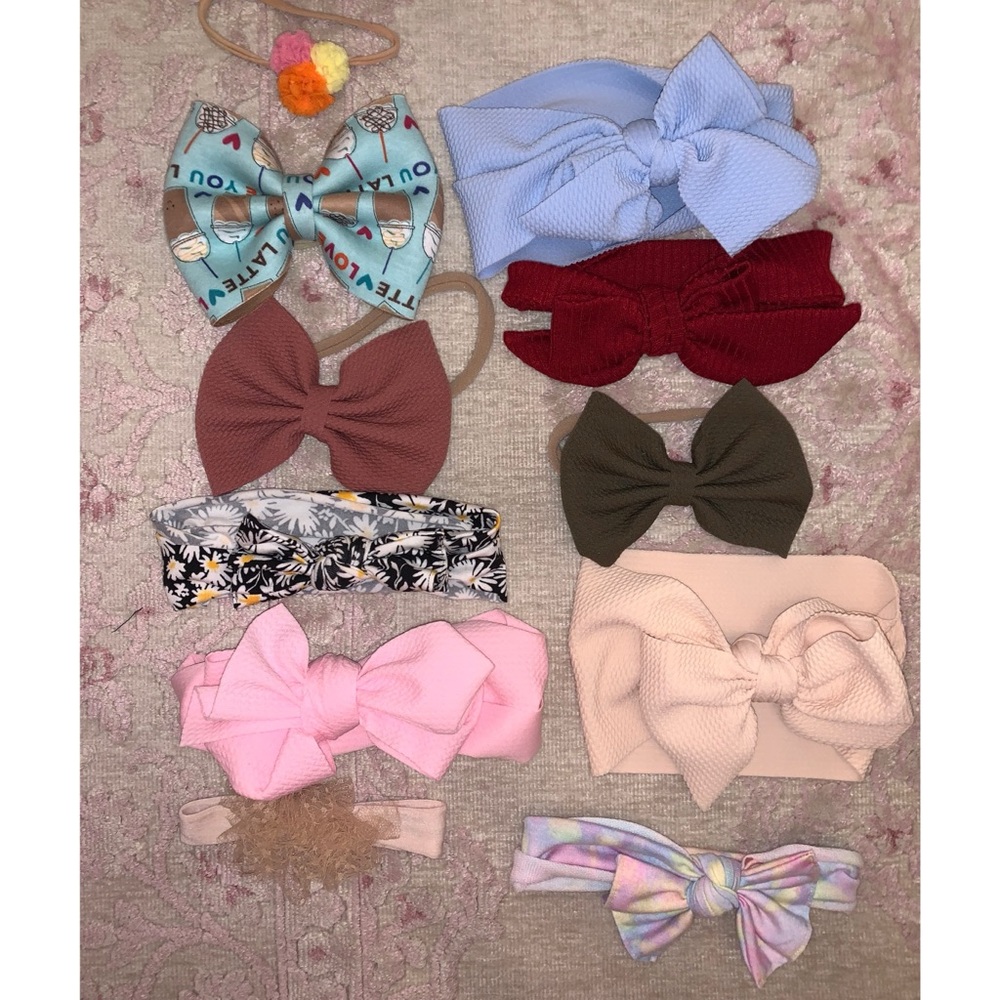 Pack of 11 Baby Girl Bows